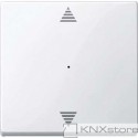 Schneider Electric Merten KNX - System M - kryt pro 1-násobný tlač. modul - šipky - active wh.